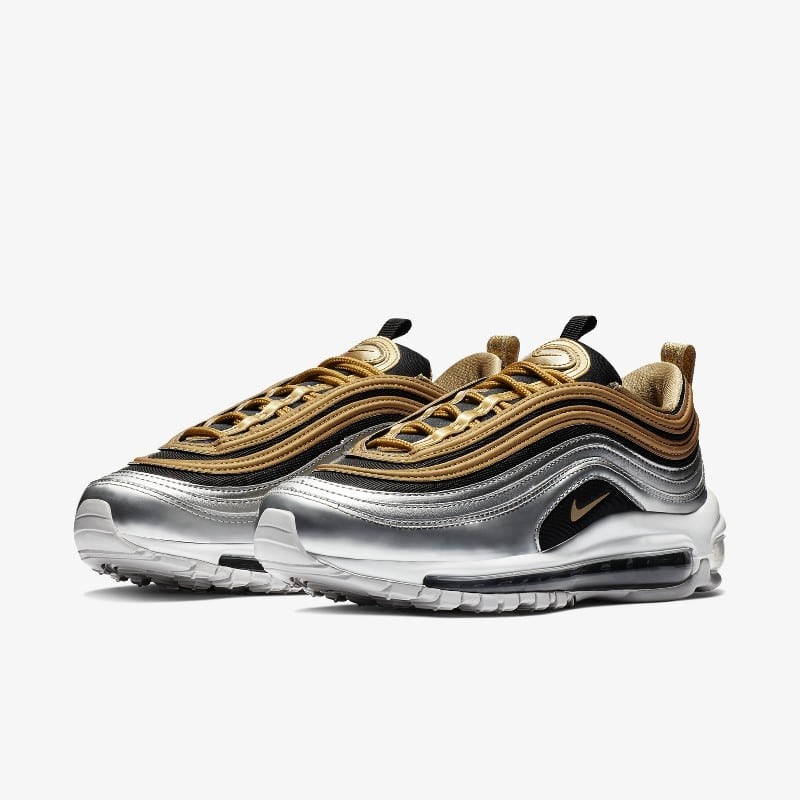 Gold and store silver air max